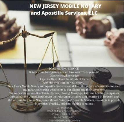 New Jersey Mobile Notary &Apostille Services - Solving All of Your Problems Regarding Notary