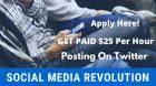 Get Paid $25 Per Hour To Post On Twitter