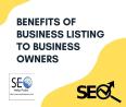 Benefits of Business Listing to Business Owners