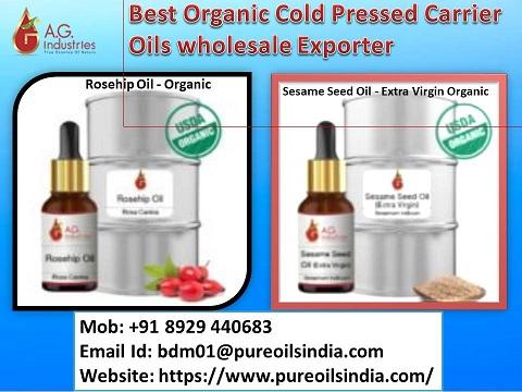 Best Organic Cold Pressed Carrier Oils wholesale Exportor