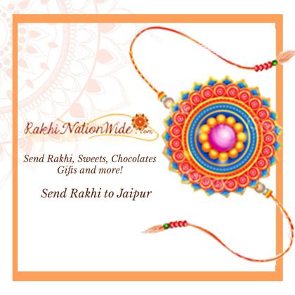 Rakhi Jaipur Available with Low Cost Delivery Options