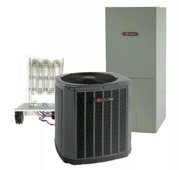 Trane 2 Ton 16 SEER Single Stage Heat Pump System Includes Installation