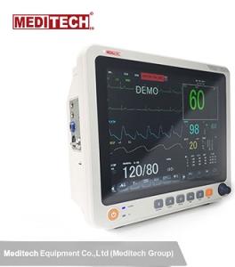 Meditech’s 12-inch Patient Monitor “MD9012” measuring:- SpO2, PR, NIBP, temperature, RESP and 