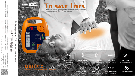 Meditech's bestseller Automated External Defibrillator (AED) 