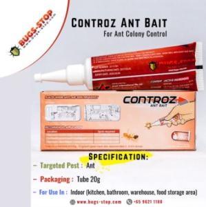 Controz Ant Bait Shows Overnight Effect in Ants Controls