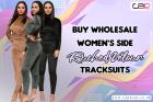 Buy Wholesale Women's Side Ruched Velour Tracksuits Online