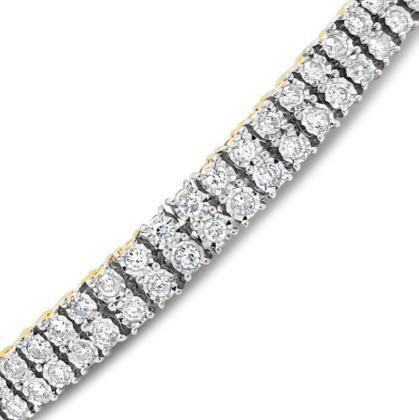 Classicly Designed Tennis Bracelet Men - Exotic Diamonds