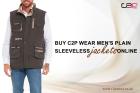 Buy C2P Wear Men's Plain Sleeveless Jackets Online