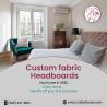 High End Custom Furniture - Custom fabric headboards & Crown headboard bed