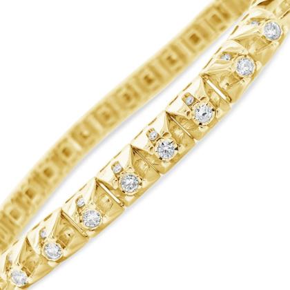 Inevitably Designed Diamond Men's Bracelet - Exotic Diamonds