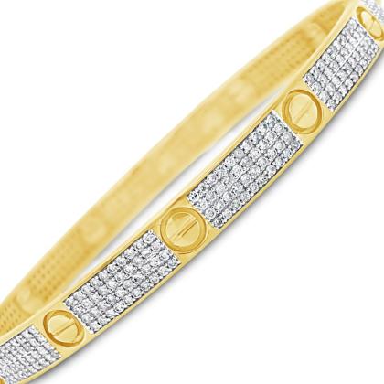 Radically Designed Diamond Men's Bracelet - Exotic Diamonds