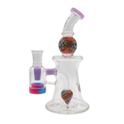 Shop Crystal Glass Dab Rig with Silicone Reclaimer at lowest cost – Halloween Offers Now!!
