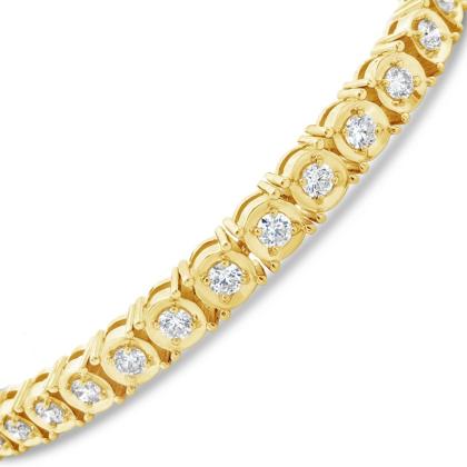 Wonderfully Designed Diamond Men's Bracelet - Exotic Diamonds