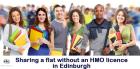 Sharing a flat without an HMO licence in Edinburgh