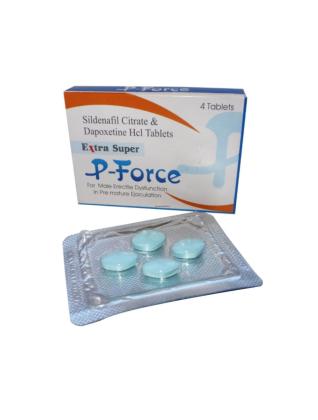 Buy Extra Super P Force 200mg tablets | Sildenafil citrate and dapoxetine