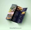 Gate Fold Leaflet Printing, Cheap Gate Fold Flyers UK | MenuMa
