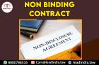 Non binding contract | Lead India | Law Firm