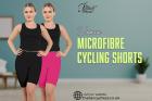 Chic Women's Cycling Shorts: Microfiber Comfort