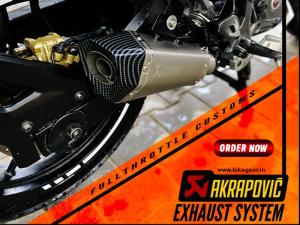 Akrapovic Exhaust System for Motorcycle at Bikegear.in