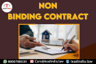Top Law Firm Non-Binding Contract Lead India