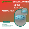 Get 10% off on Your Adderall 7.5mg Order At Shipping Night With Free Delivery