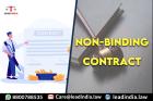 Non-Binding Contract | Lead India | Best Legal Firm