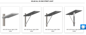Solar All in One Street Light India
