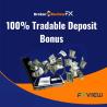 100% Tradable Deposit Bonus – Fxview