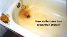 How To Remove Iron From Well Water