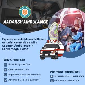 Aadarsh Ambulance: Ventilator Ambulance Service in kankarbagh