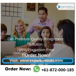 Get guaranteed assignment help at Expertsmind: