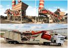 100 m³/h Mobile Concrete Plant - Romania