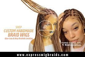 95% Off Braided Wigs - Best Glue-less Human Hair for Alopecia