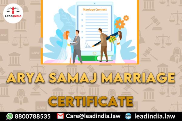 Arya Samaj Marriage Certificate