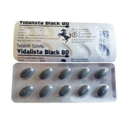 Buy Vidalista Black 80mg Cheap Online | Tadalafil 80mg