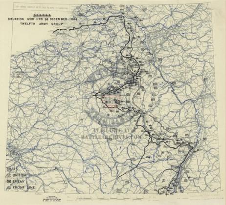 Collectible Battle of the Bulge Map Must-Have for WWII Buffs