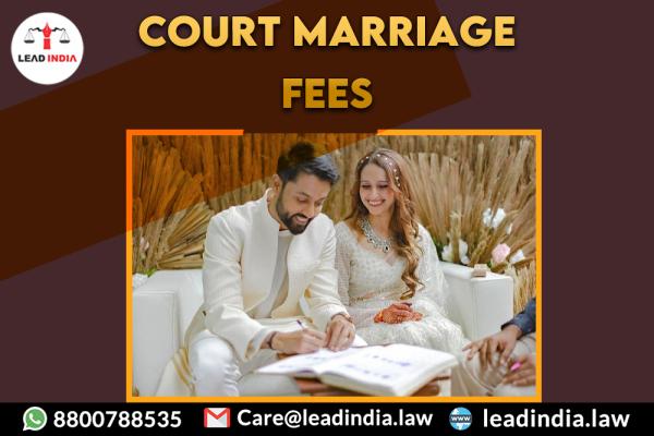 Court Marriage Fees