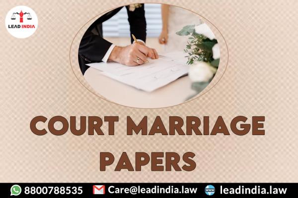 Court Marriage Papers