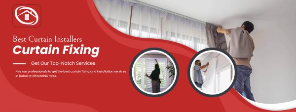 Curtains Fixing Service at Door Step in UAE