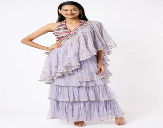 Frilll Saree