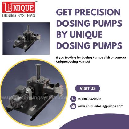 Get Precision Dosing Pumps by Unique Dosing Pumps