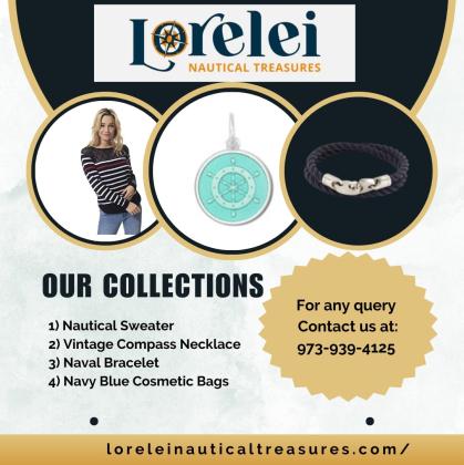 Get Vintage Compass Necklace at best price | Lorelei Nautical Treasures