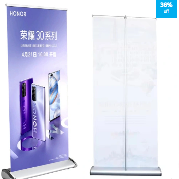 Korean style Portable x banner stand for trade shows
