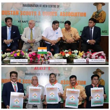 New Unit of Hindustan Scouts and Guides Association Inaugurated at AAFT