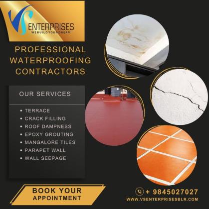 Professional Waterproofing Contractors in Bangalore
