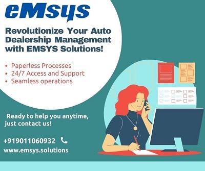 Revolutionize Your Auto Dealership Management with EMSYS Solutions!