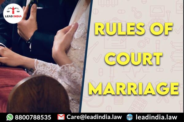 Rules Of Court Marriage
