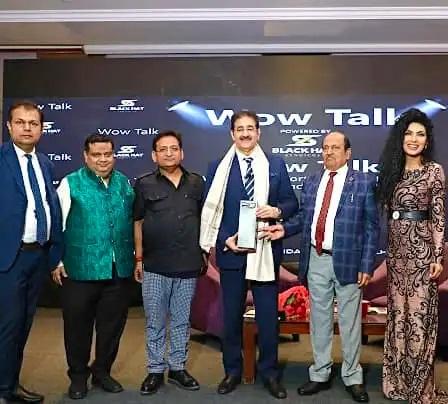 Sandeep Marwah Honored as Patron by BIZZ Association of Small Scale Enterprises