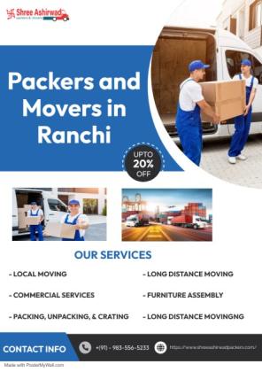 Shree Ashirwad Movers & Packers in Ranchi