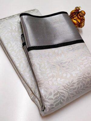 Silver Border Pattu Sarees in Bangalore